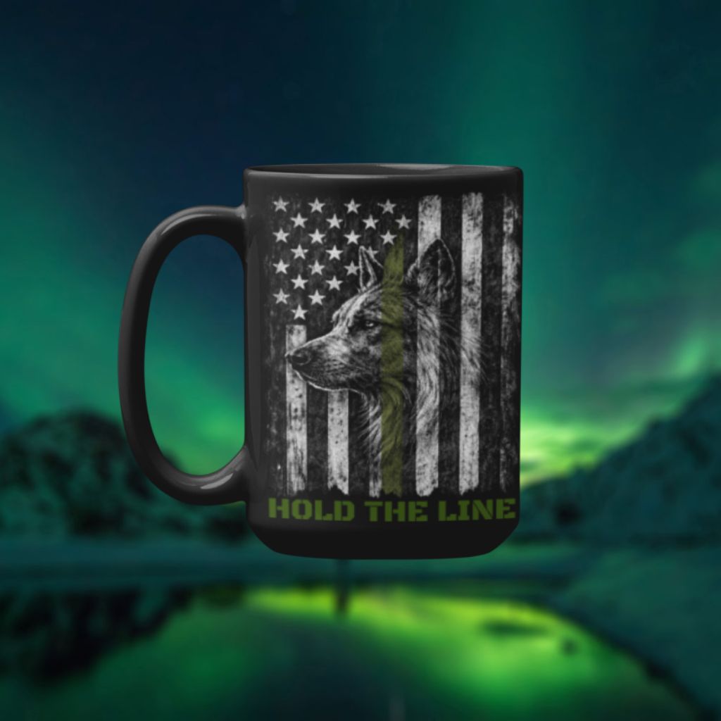 “Hold The Line (Green Edition)” Coffee Mug