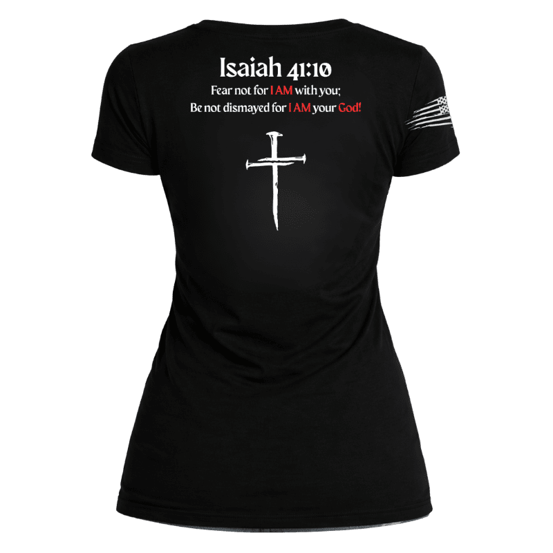 Fear not blk female t shirt (1)