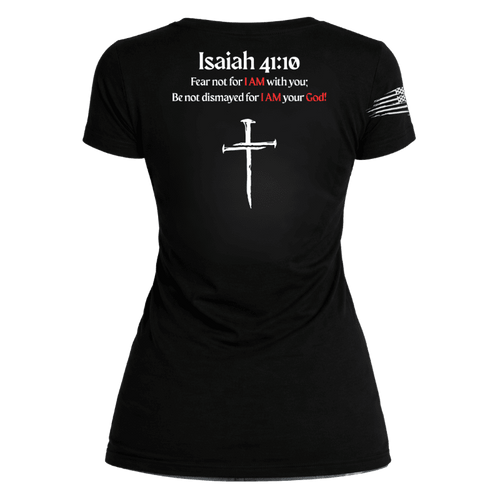 Fear not blk female t shirt (1)