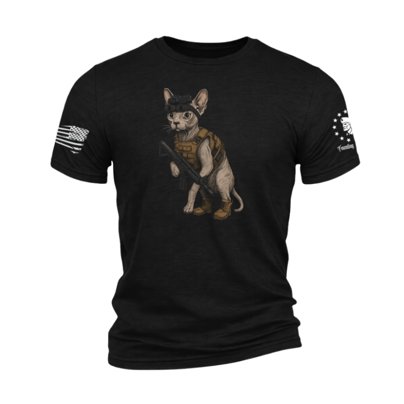 "Cat with a Gat" T-Shirt