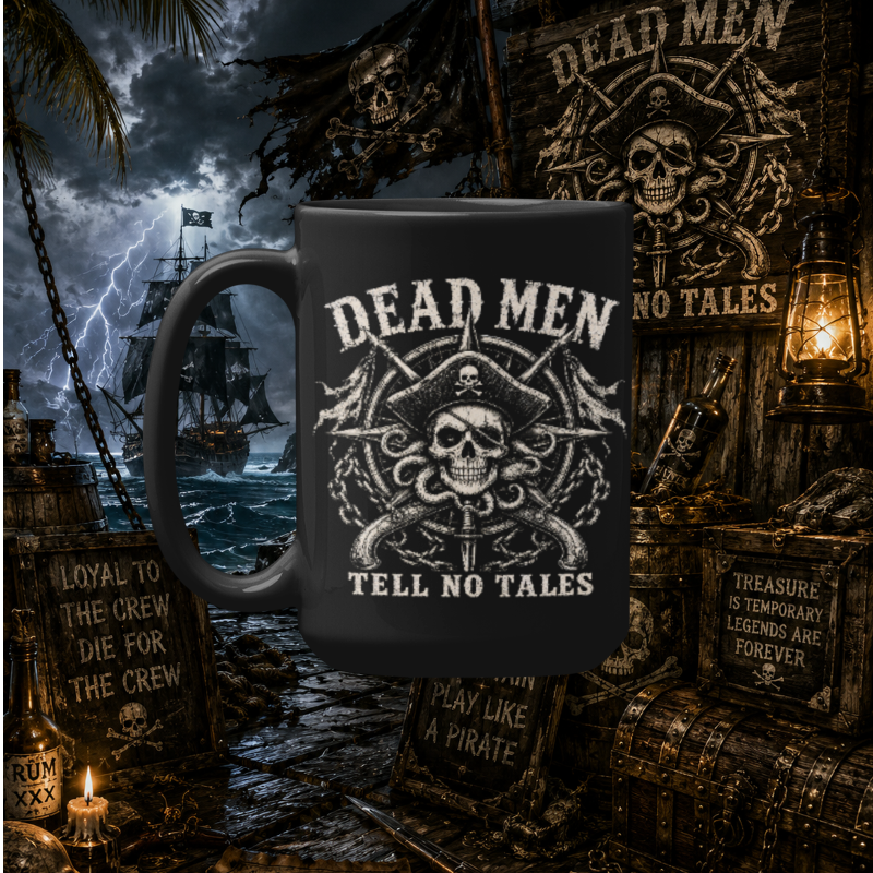 Dead men tale no tales...(white)