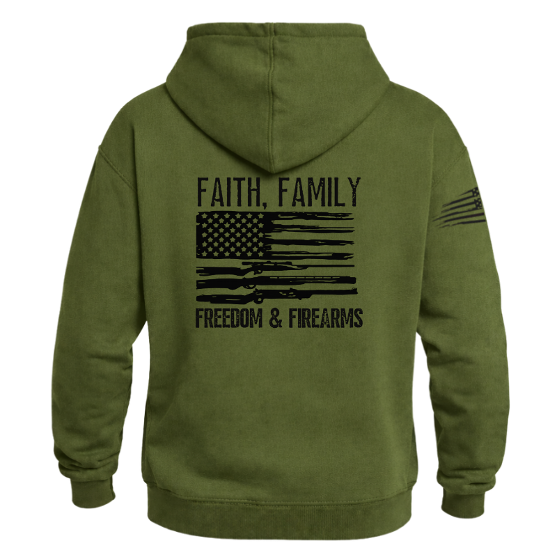 "Faith, Family, Freedom and Firearms" Hoodie